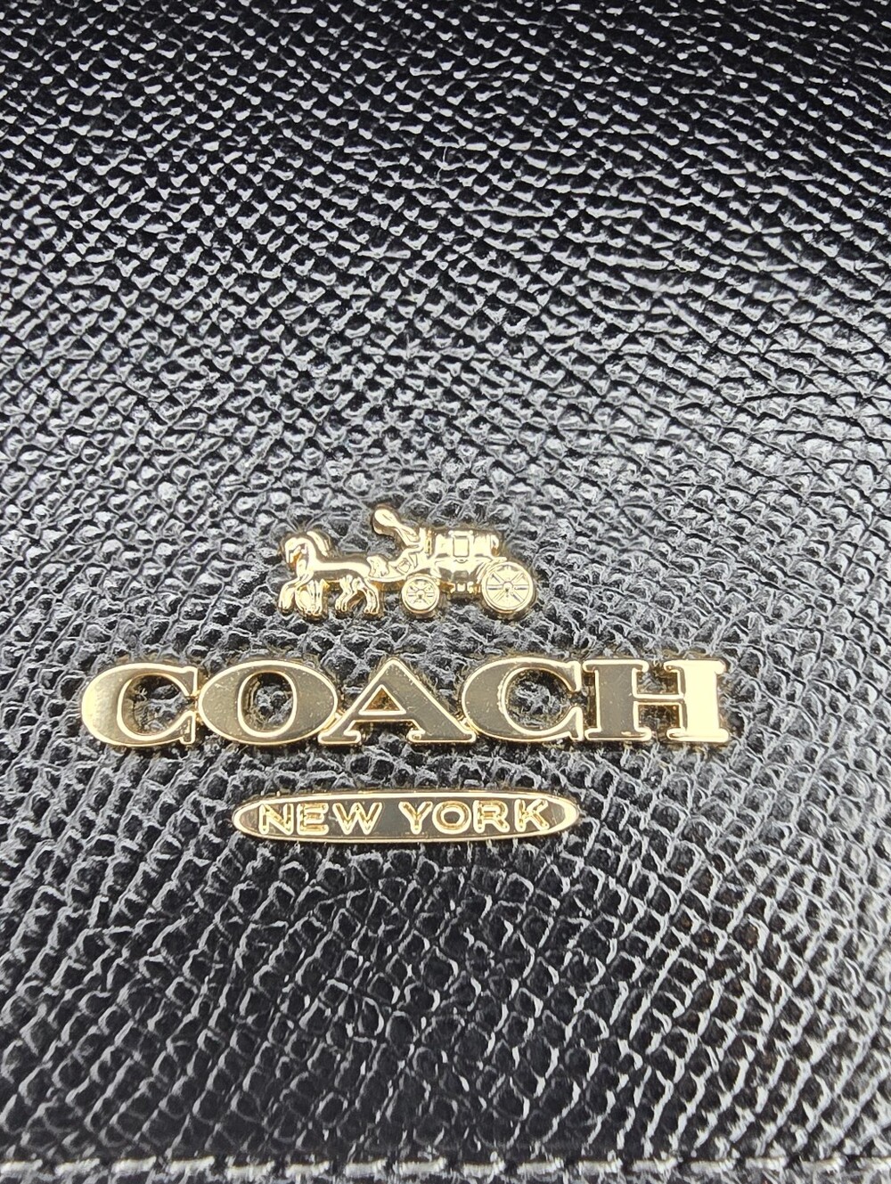 Coach Lysa Top Handle Bag Black Leather Crossbody CX575 - Picture 2 of 12